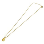 Christian Dior GP CD Logo Twist Necklace Gold — view 5