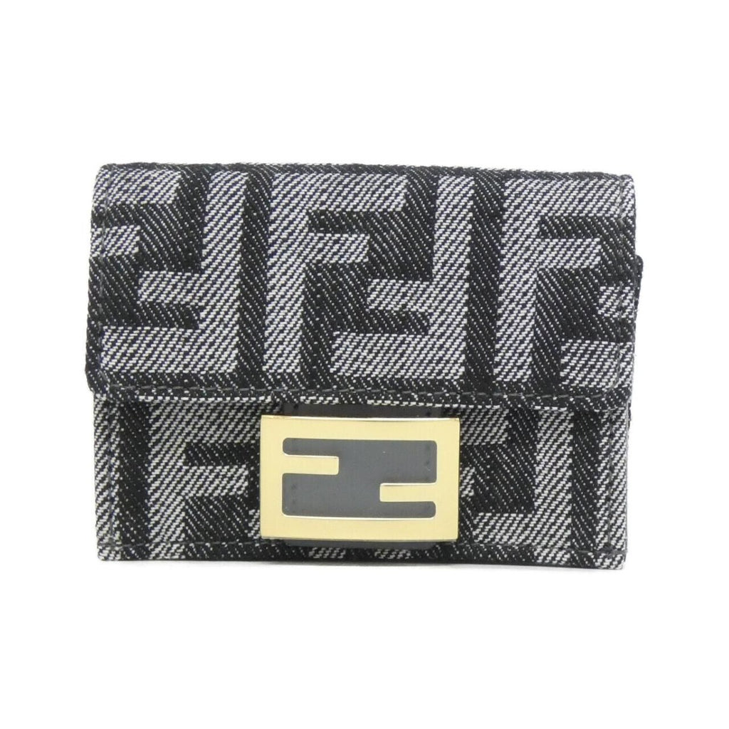 Fendi Wallet Canvas Black