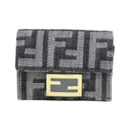 Fendi Wallet Canvas Black