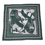 Hermes Carre 140 Scarf Zouaves Et Dragons Cashmere Silk Large Shawl