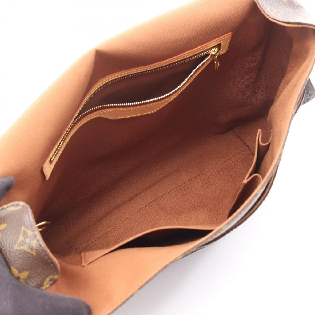 Louis Vuitton Shoulder Bag Valmi GM Canvas Leather — view 3