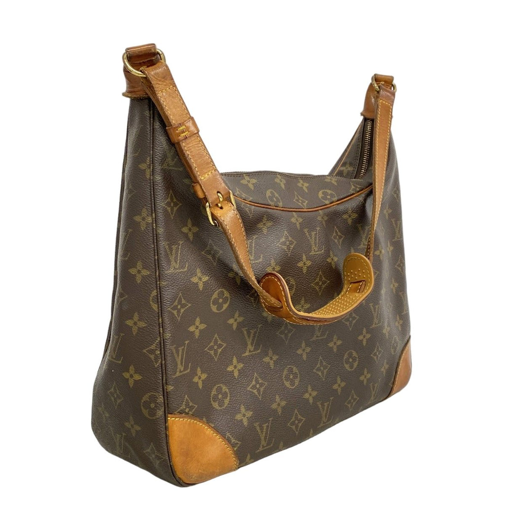 Louis Vuitton Shoulder Bag Monogram Boulogne 35 Brown — view 2