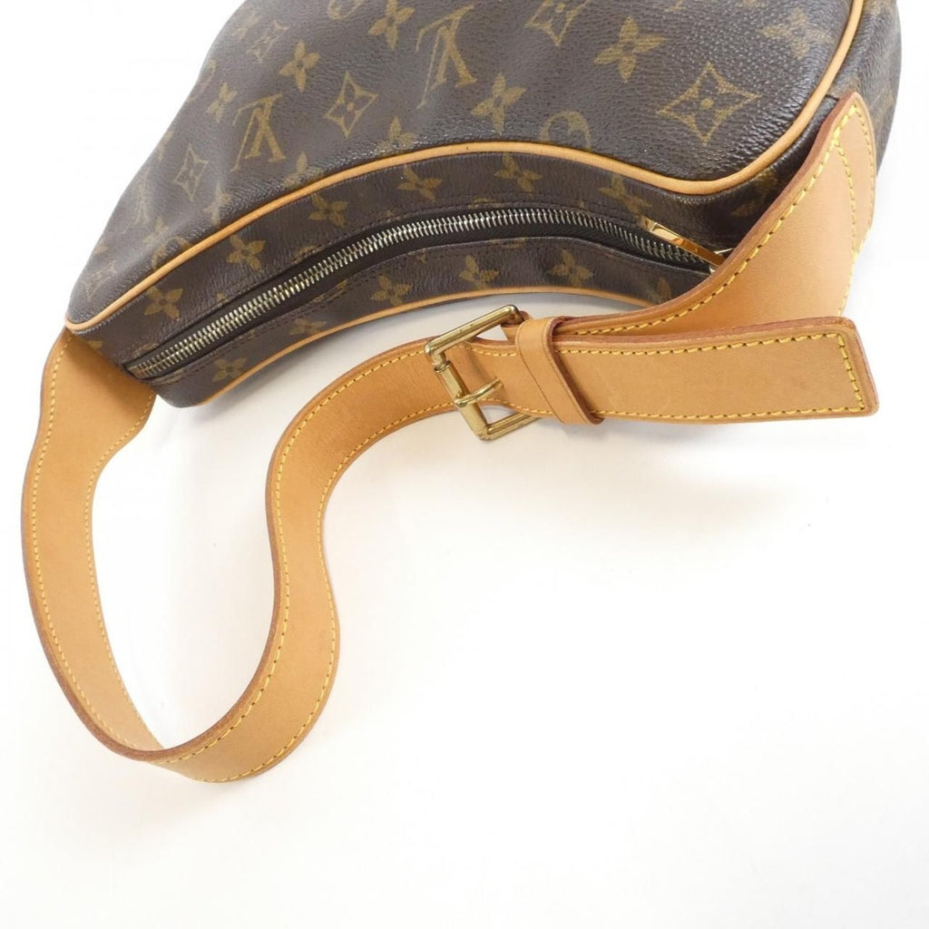 Louis Vuitton Monogram Croissant MM Shoulder Bag Brown Marron — view 5