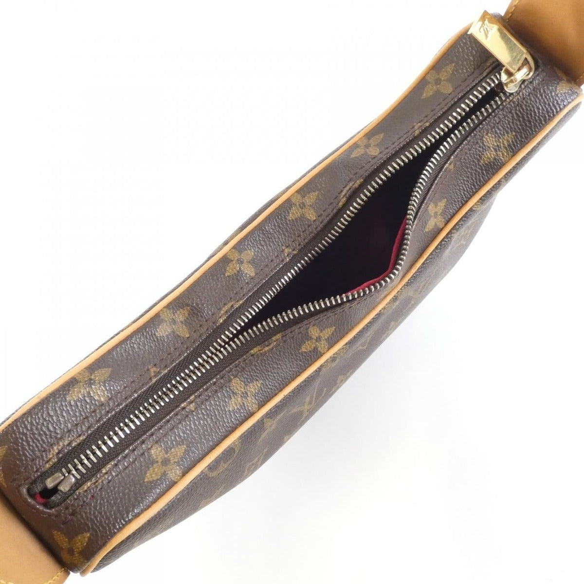 Louis Vuitton Monogram Croissant MM Shoulder Bag Brown Marron — view 9