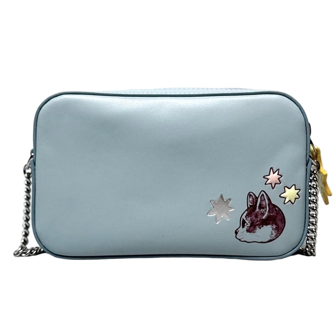 Gucci Yuko Higuchi Chain Shoulder Bag Blue — view 2