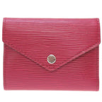 Louis Vuitton Epi Portefeuille Victorine Compact Wallet Fuchsia Trifold