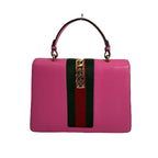 Gucci 2 way Bag Shoulder Sylvie Handbag Pink — view 2