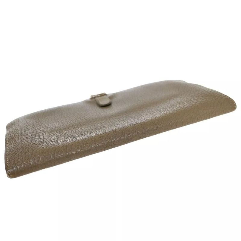 Hermes Dogon GM Togo Bicolor Beige Silver Hardware Stamped M Long — view 5