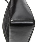 Gucci Zip Shoulder Hobo Black GG Nylon Canvas AB — view 7