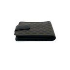 Celine Vintage Macadam Blason Triomphe Pattern Leather Bifold Wallet Mini — view 3