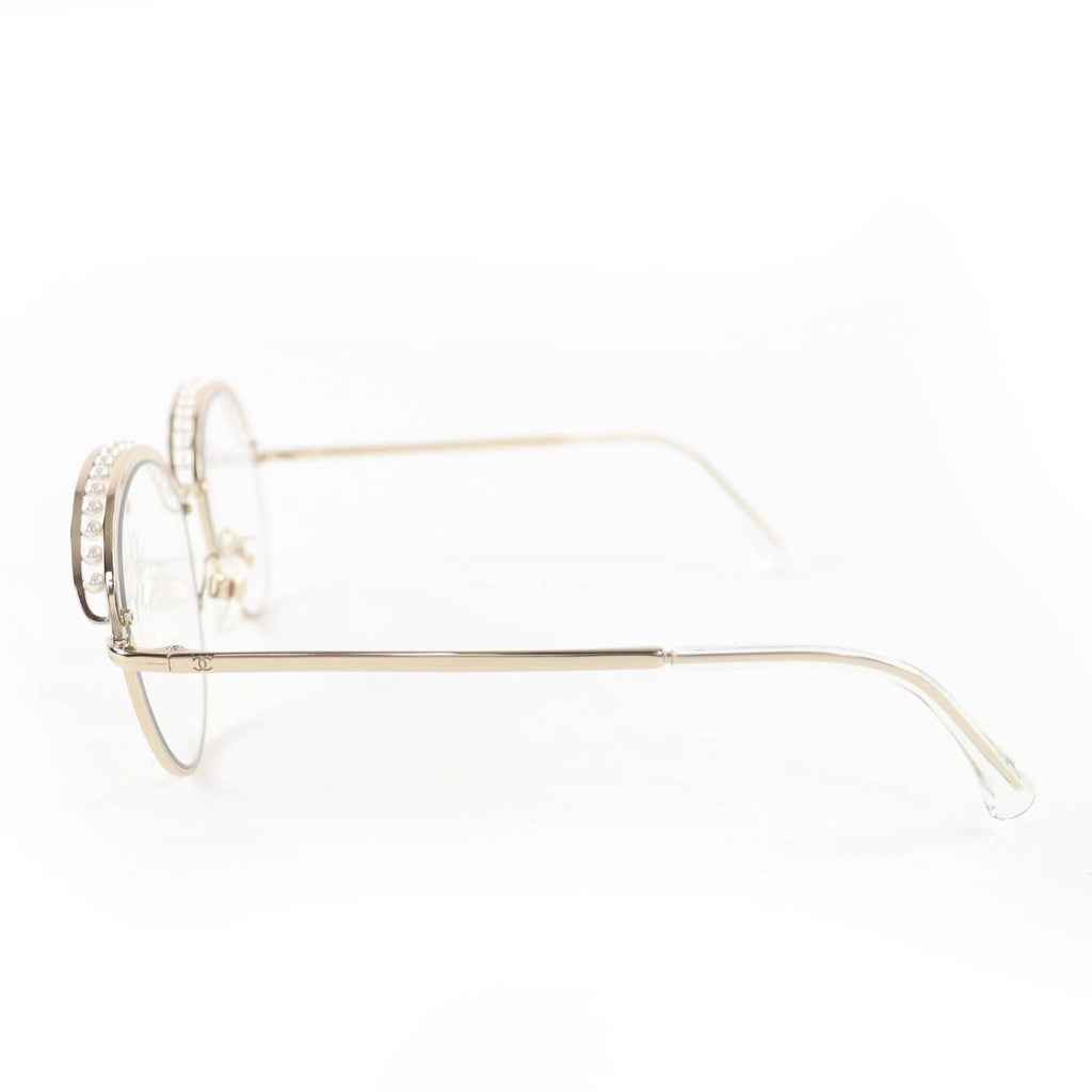 Chanel 4247 Coco Mark Faux Pearl Sunglasses — view 4