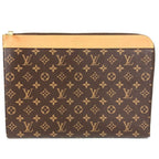 Louis Vuitton Clutch Pochette Jour Monogram Canvas Brown