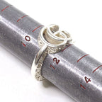 Gucci Double G Key Motif Ring Star Silver AG 925 Size 12 — view 5