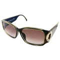 Dior Acetate Dark Blue Brown Sunglasses Eyewear