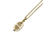 Hermes Necklace Pendant Mini Maillon PM Fed3 Cles Beige Gold Hardware — view 2