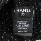 Chanel Cashmere Blend Cruise Collection Show CC Logo Lame Knit — view 8