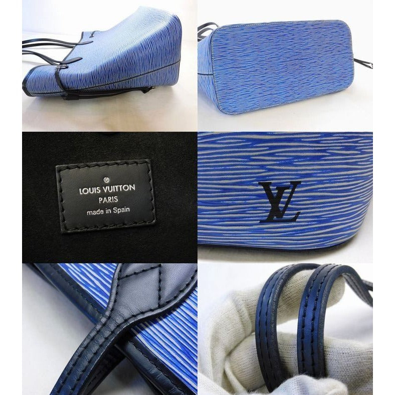 Louis Vuitton Ub3106 Epi Denim Neverfull MM Tote Bag Leather — view 4