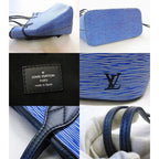 Louis Vuitton Ub3106 Epi Denim Neverfull MM Tote Bag Leather — view 4