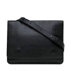 Loewe Shoulder Bag Gusset Flat Messenger Black
