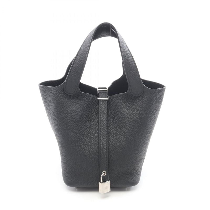 Hermes Handbag Picotin Lock PM Black Leather