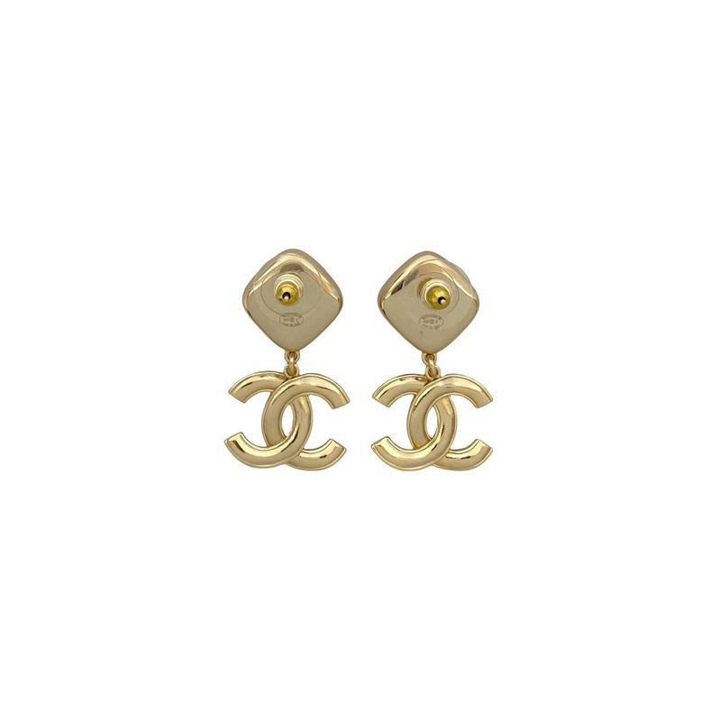 Chanel Coco Mark Plastic Earrings Accessories Small 22AS — view 7