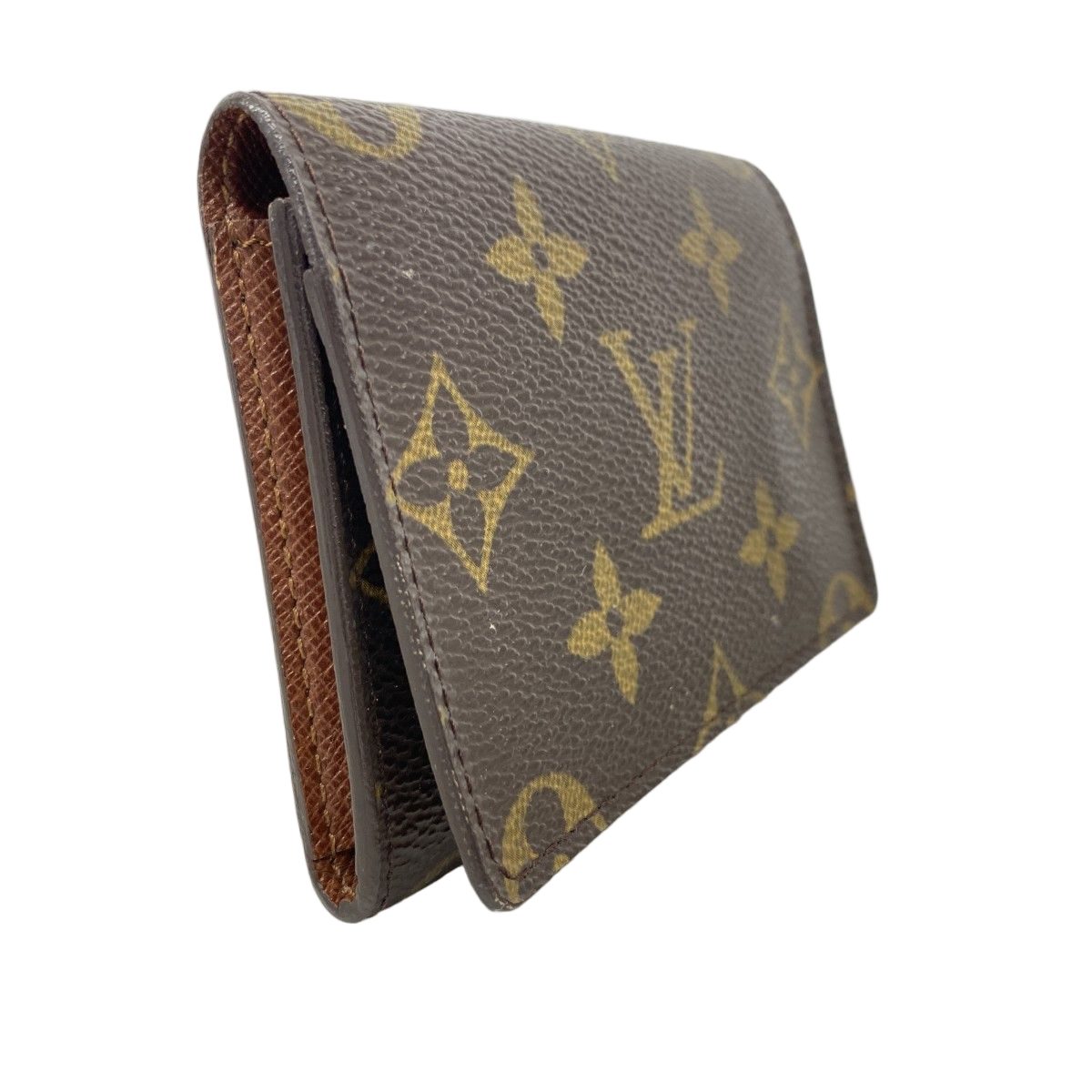 Louis Vuitton Card Case Monogram Envelope Business Holder Brown — view 2
