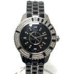Dior Watch Crystal Diamond Bezel SS Silver