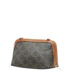 Celine Triomphe Black Brown Leather — view 2
