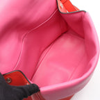 Dior Handbag Bidiole Red Pink Leather 2-Way — view 3