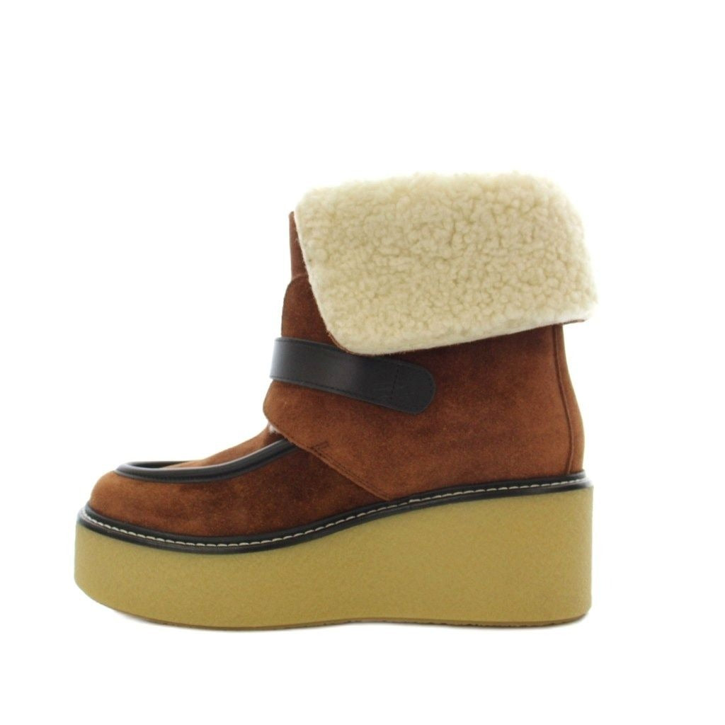Hermes Short Boots 35.5 Brown