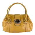Christian Dior Shoulder Mustard Bag