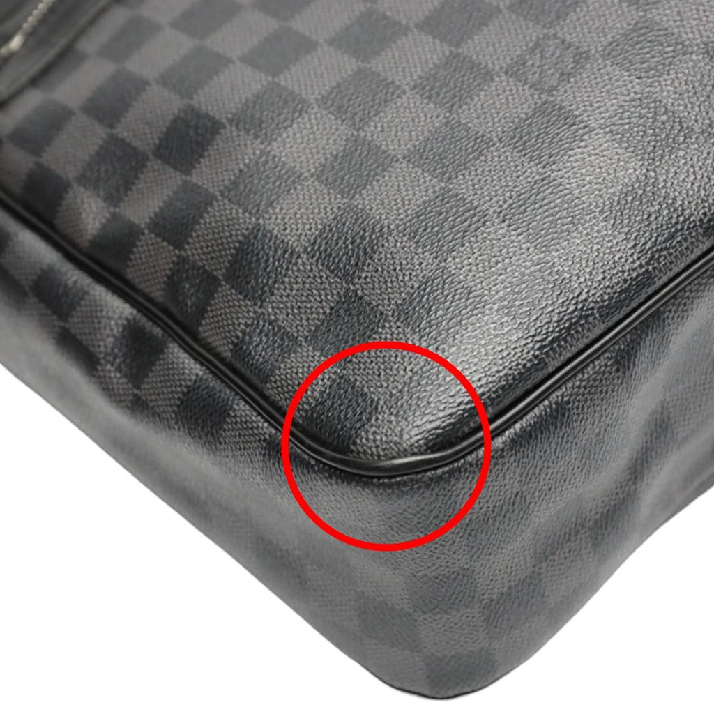 Louis Vuitton Damier Graphite Shoulder Bag Daniel GM — view 8