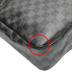 Louis Vuitton Damier Graphite Shoulder Bag Daniel GM — view 8