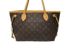 Louis Vuitton Monogram Neverfull PM Tote Bag Brown Vachetta Leather Gold — view 3