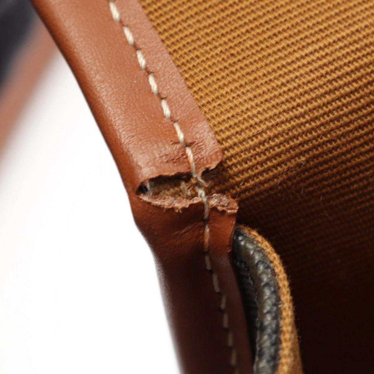 Celine Shoulder Bag Folco Triomphe Black Brown Canvas — view 5