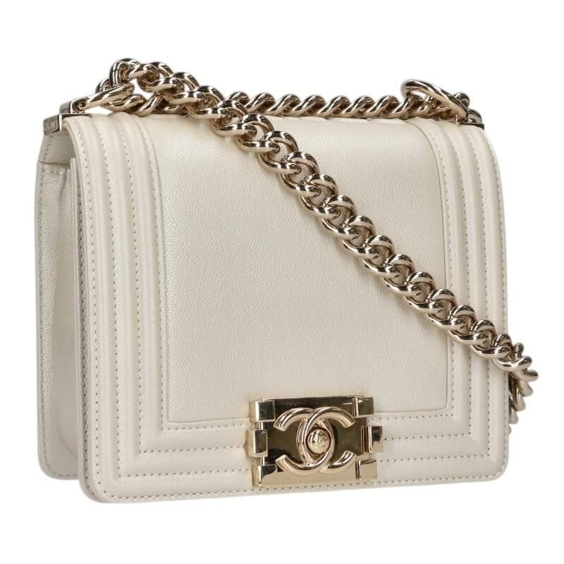 Chanel Caviar Leather Chain Shoulder Bag