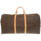 Louis Vuitton Keepall 60 Monogram Brown Boston Bag 0876