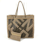 Fendi Shoulder Bag Zucca Zucchino Brown
