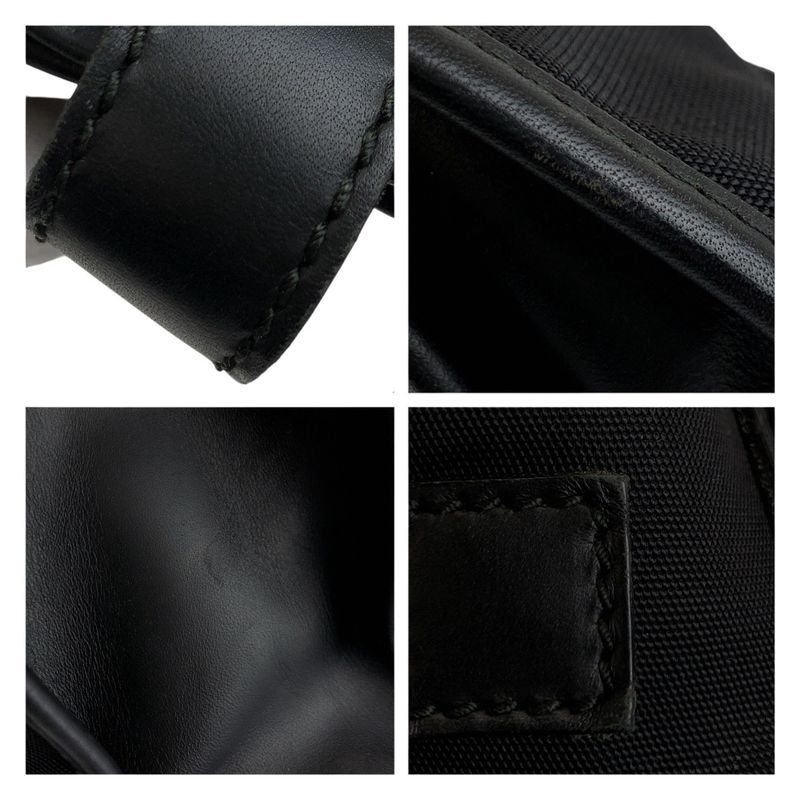 Gucci Sherry Line Black Silver Hardware Nylon Business Bag Handbag Men — view 5