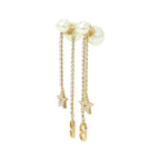 Dior Tribal Earrings White — view 2