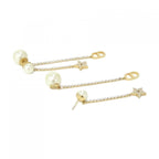 Dior Tribal Earrings White — view 4