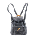 Gucci Vintage Bamboo Leather Backpack Shoulder Bag