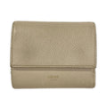 Celine Trifold Wallet Small Ivory Leather
