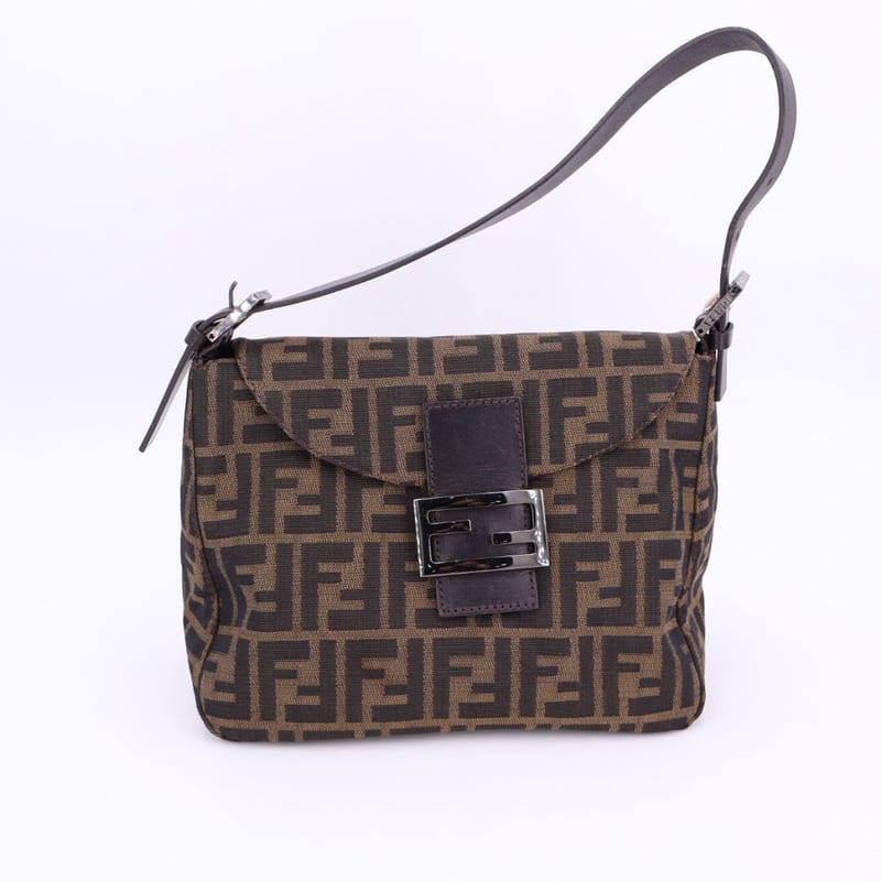 Fendi Zucca Shoulder Bag Brown — view 2