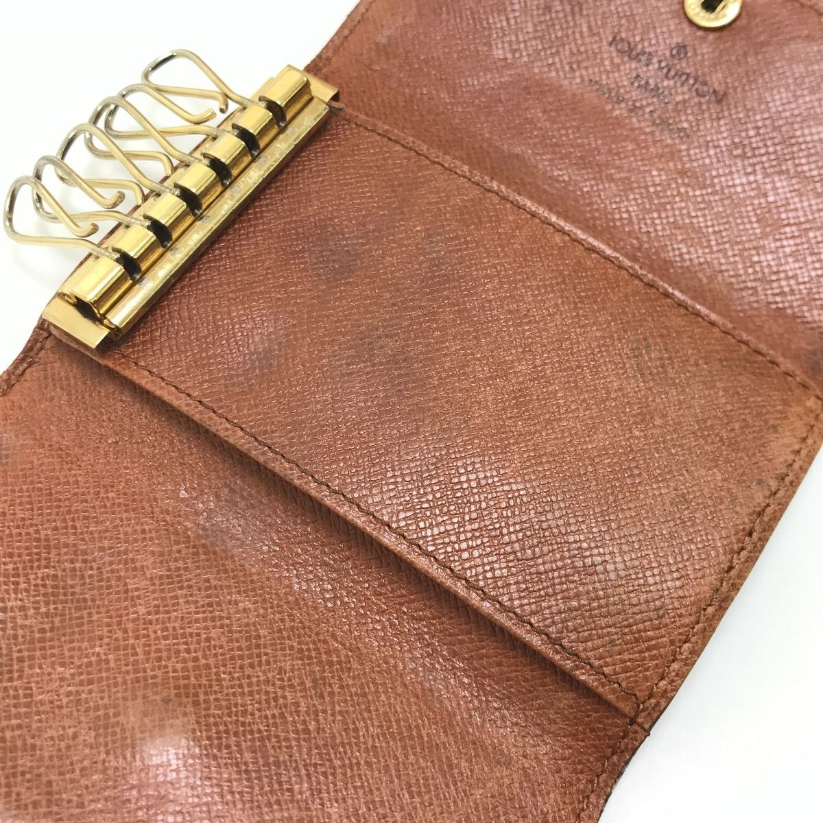 Louis Vuitton Key Case Monogram Multicles 6 Brown — view 8