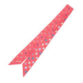 Chanel Headband Twill Pink Coco Mark 100% Silk Scarf Accessories