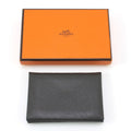 Hermes Vaux Epson Calvi Duo Business Card Holder U Fm010 PM Gray