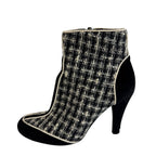 Chanel Short Boots Tweed