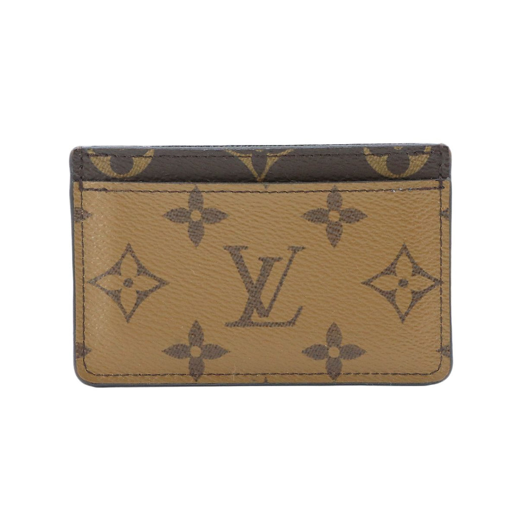Louis Vuitton Monogram Reverse Card Holder Sample Case Brown