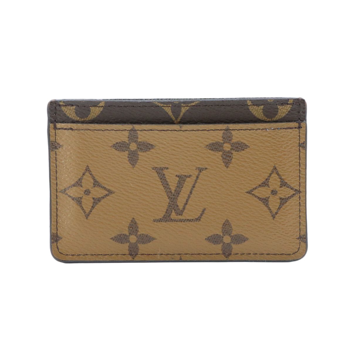 Louis Vuitton Monogram Reverse Card Holder Sample Case Brown